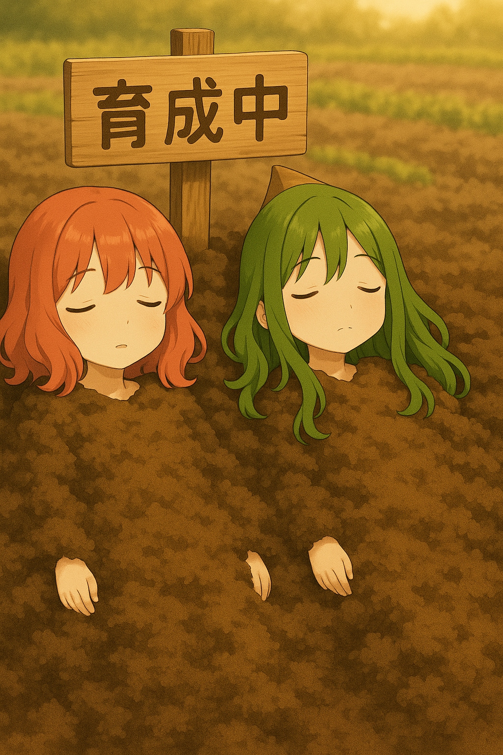 05/09の　きの子ちゃんとたけの子ちゃん