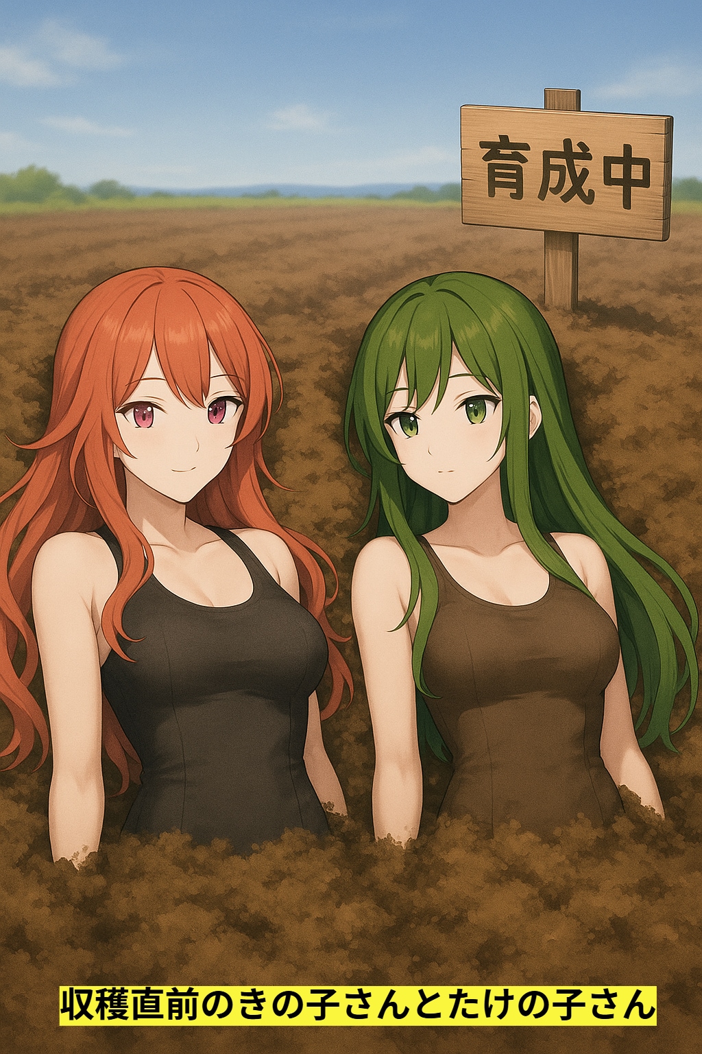 05/09の　きの子ちゃんとたけの子ちゃん