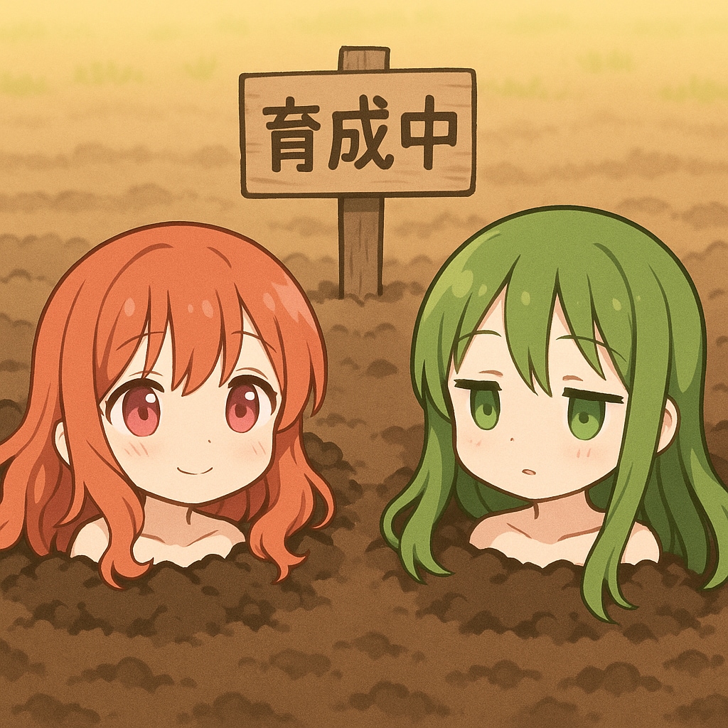 05/09の　きの子ちゃんとたけの子ちゃん