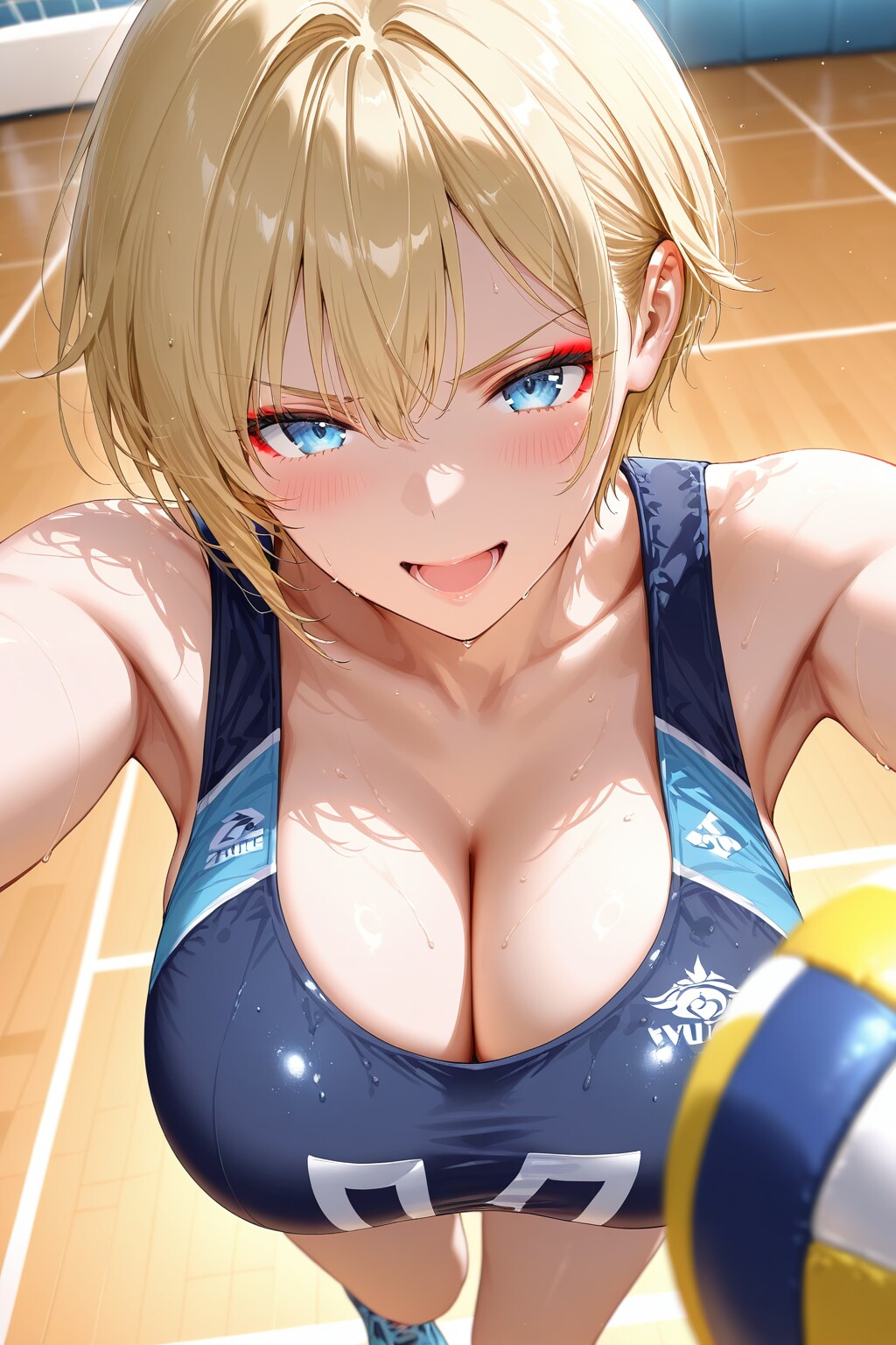 先輩！またどこ見てるのよ～♡試合に集中して！