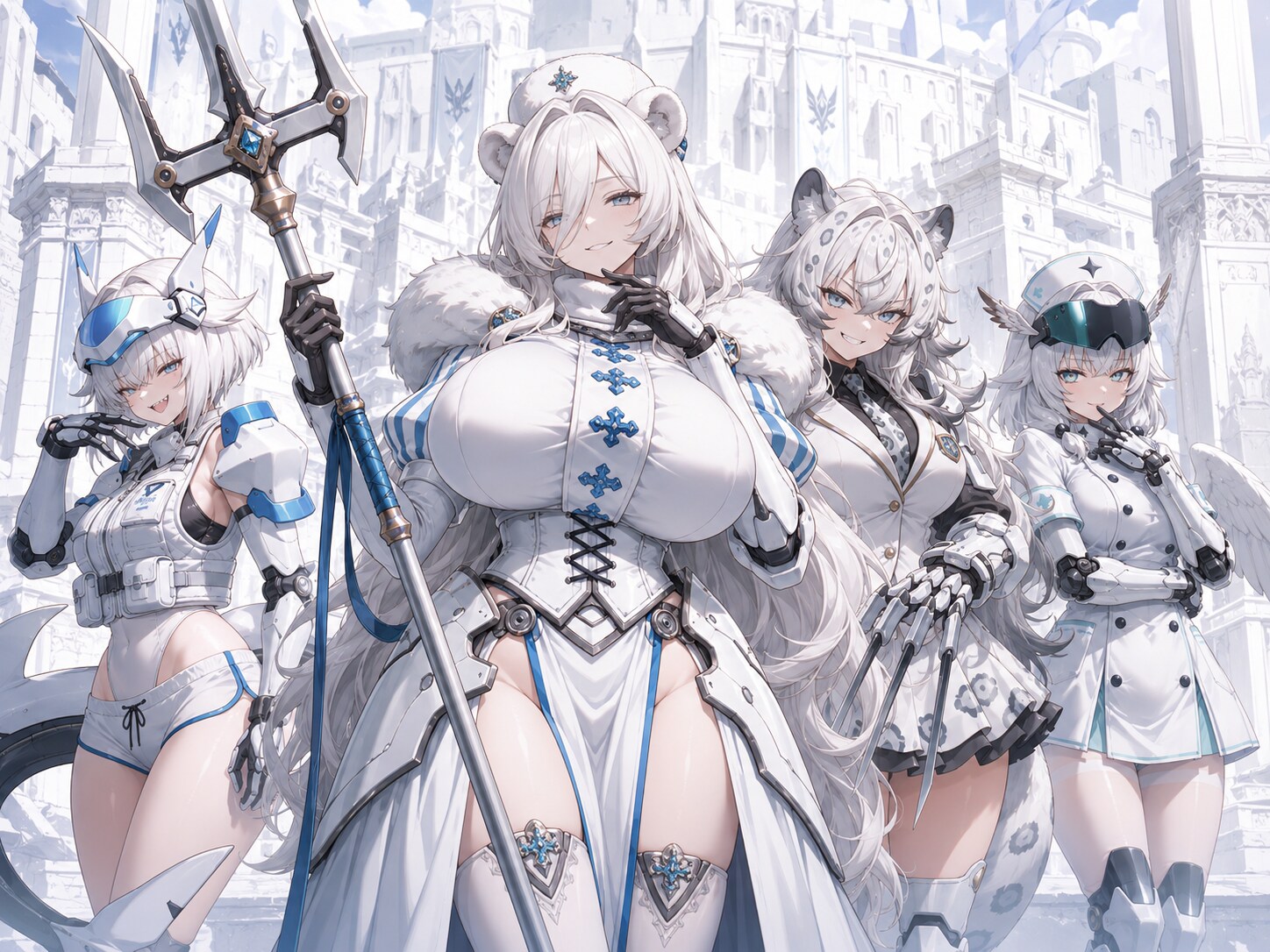 パンダガールキャラ名鑑その9：純白連盟