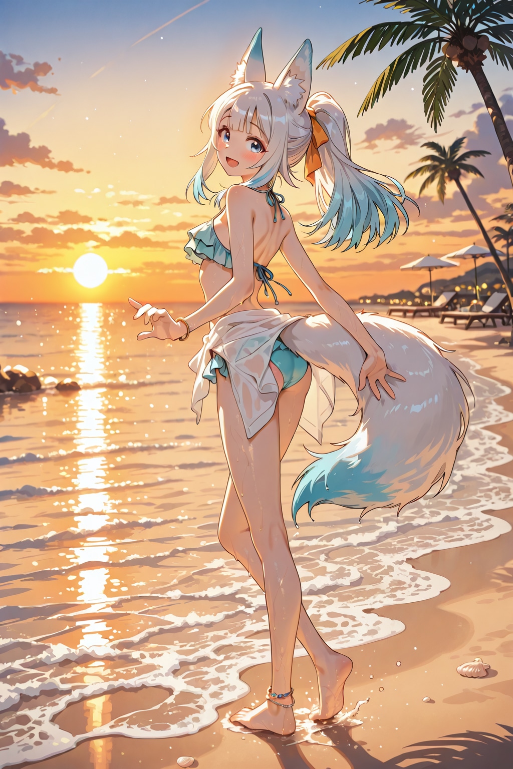 夕暮れ