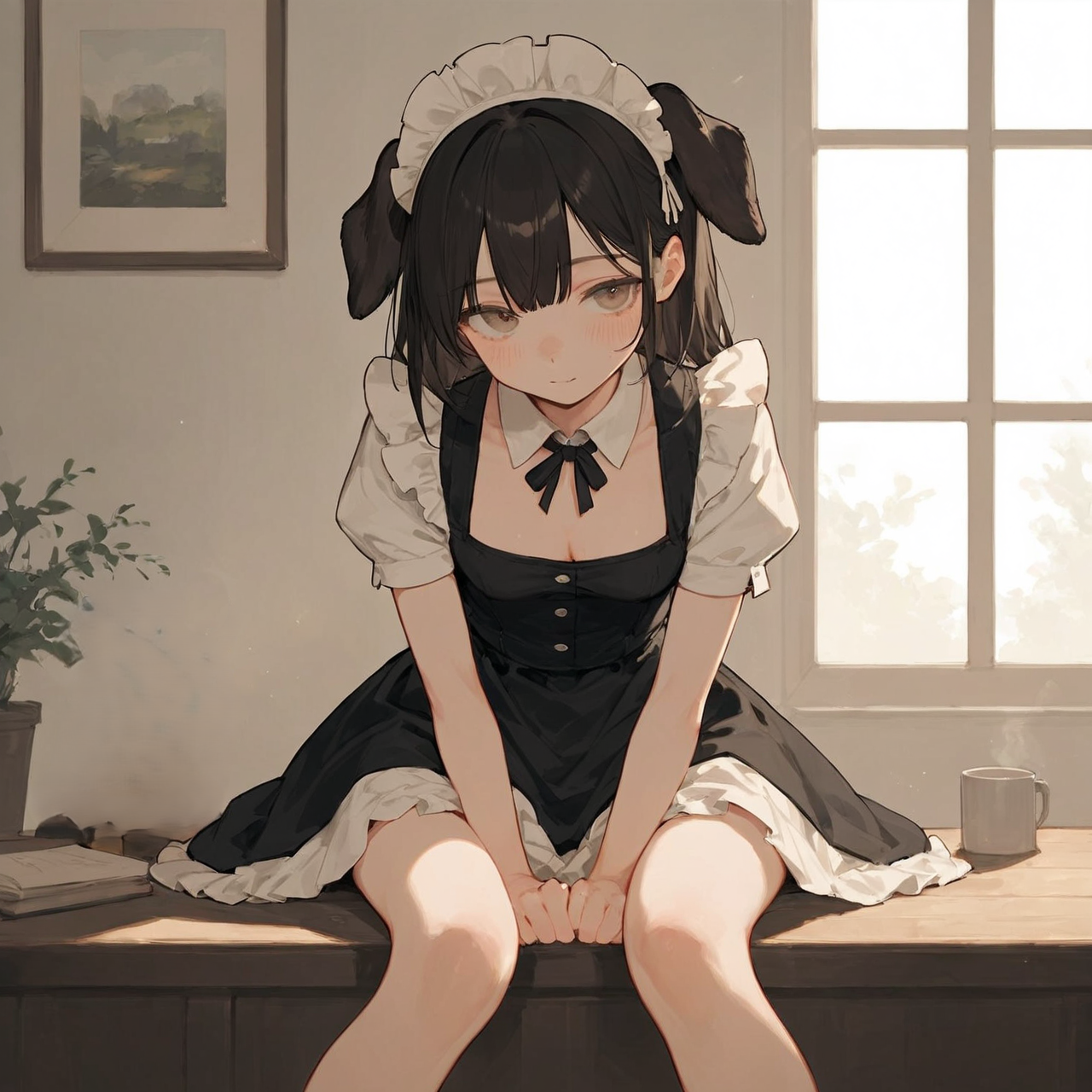 犬耳メイドさん | の人気AIイラスト・グラビア