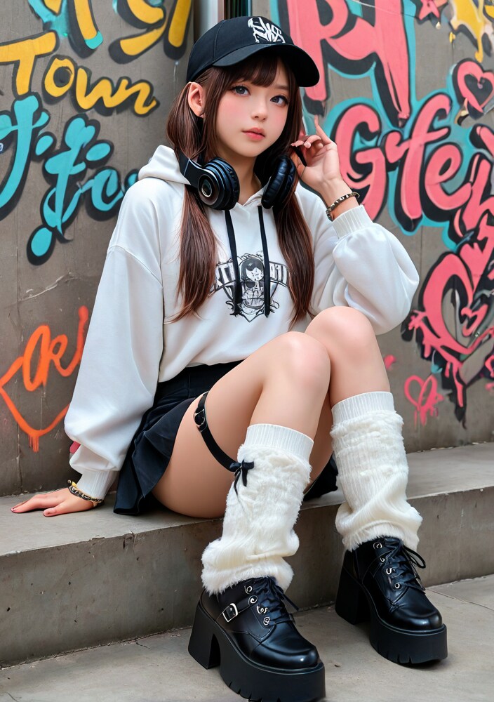 ヒップホップな女子