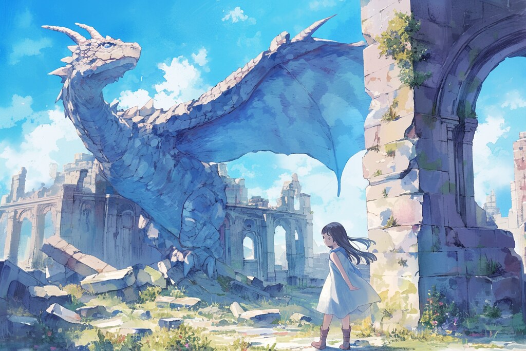 ドラゴンと少女（竜騎士）55