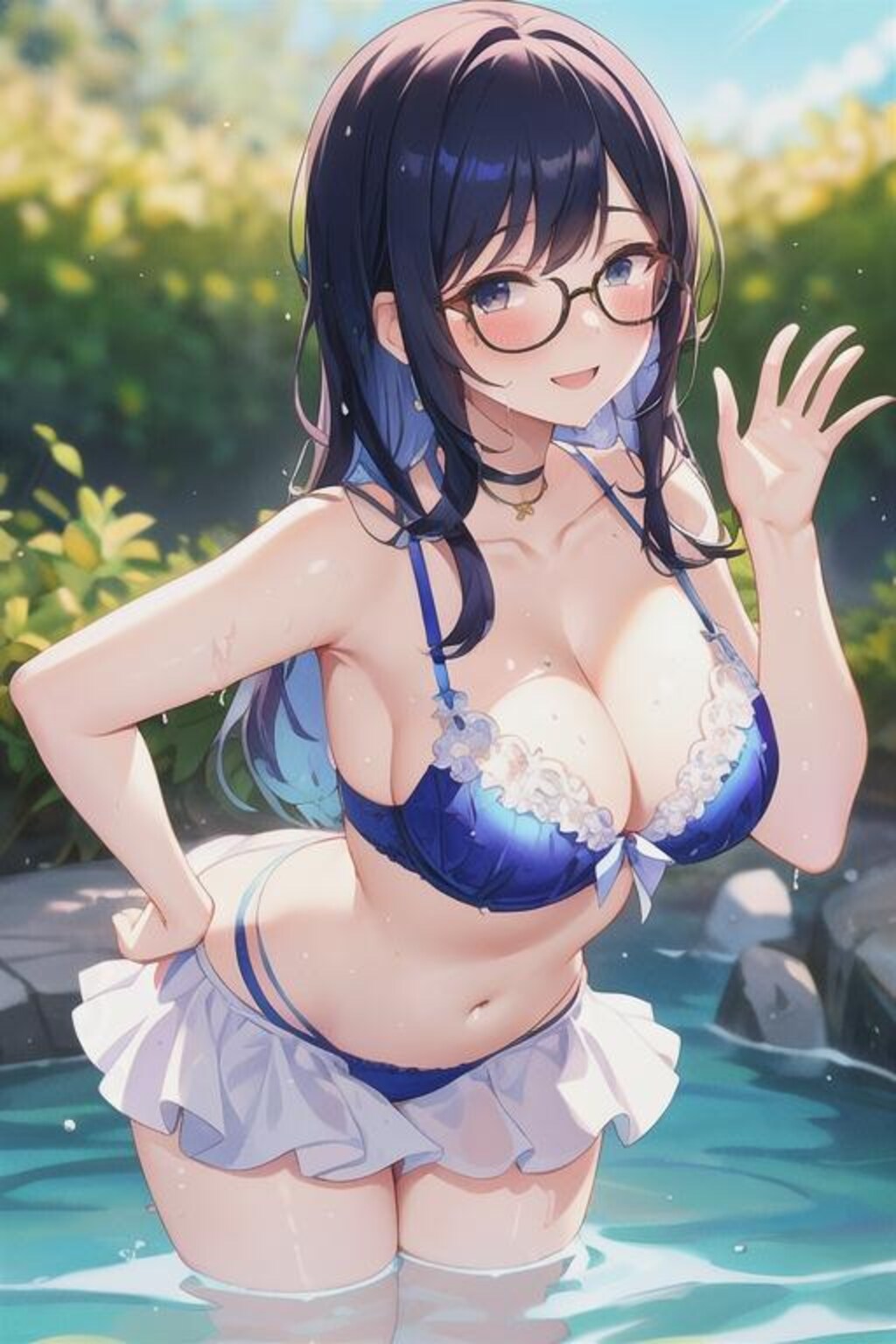 フリル水着