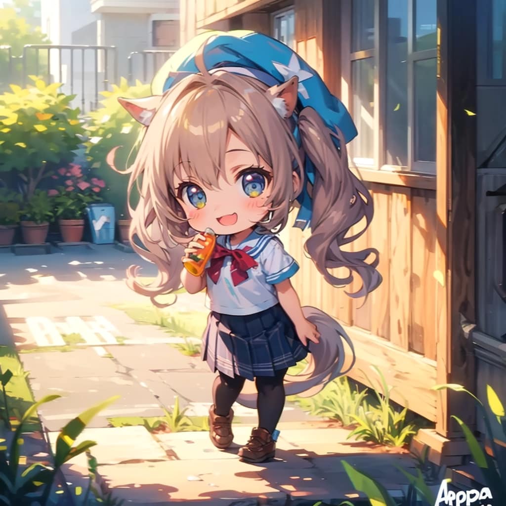 ウマちびちゃん。