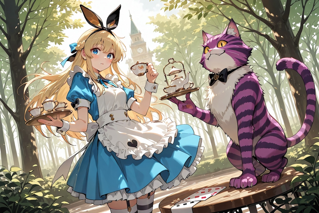 【企画：猫と一緒】アリスのティーパーティー番外：チェシャ猫②