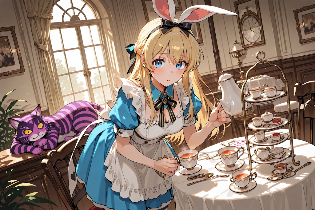 【企画：猫と一緒】アリスのティーパーティー番外：チェシャ猫②