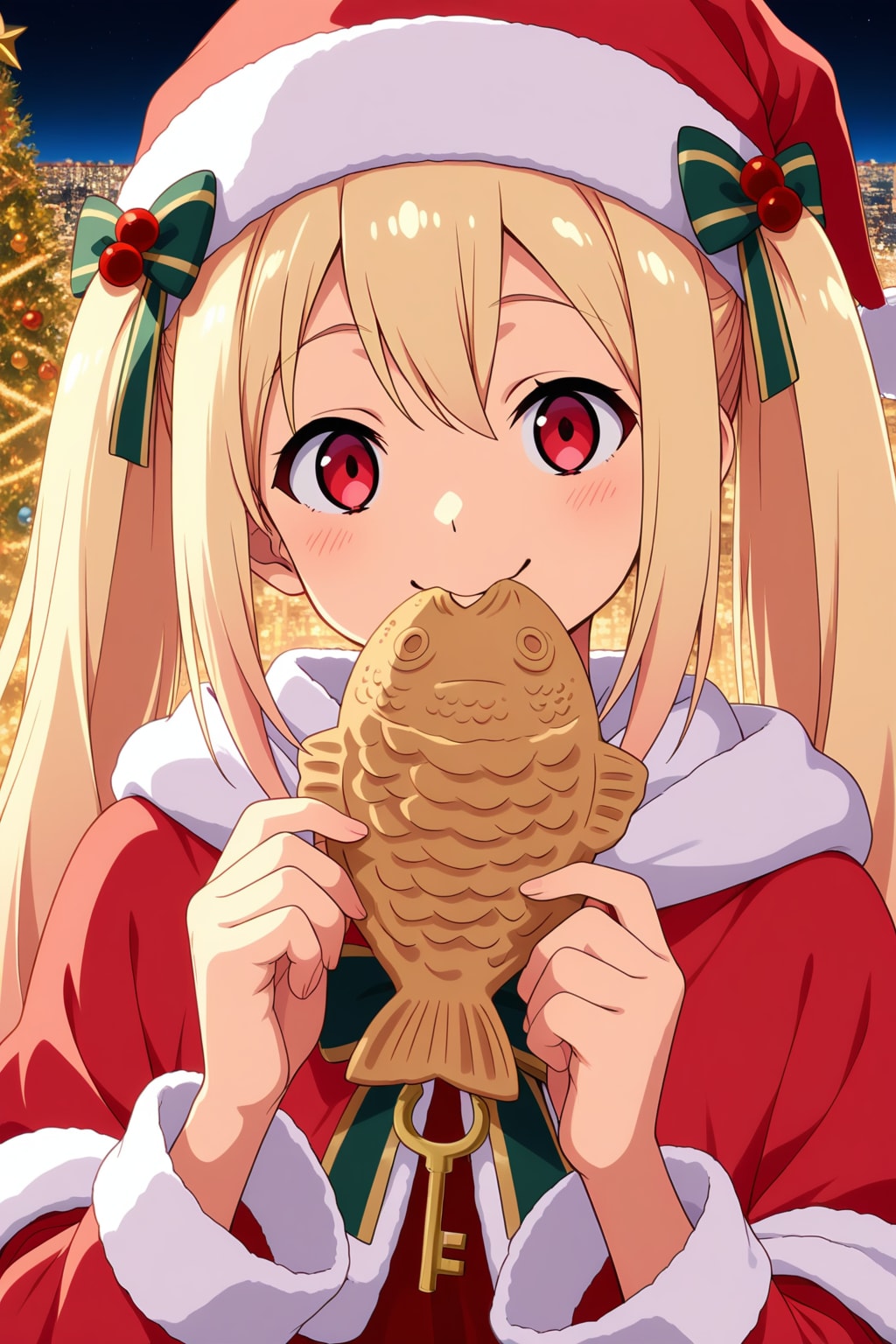 クリスマスに鯛焼きなロリサンタ🎄🐟🎅❤️