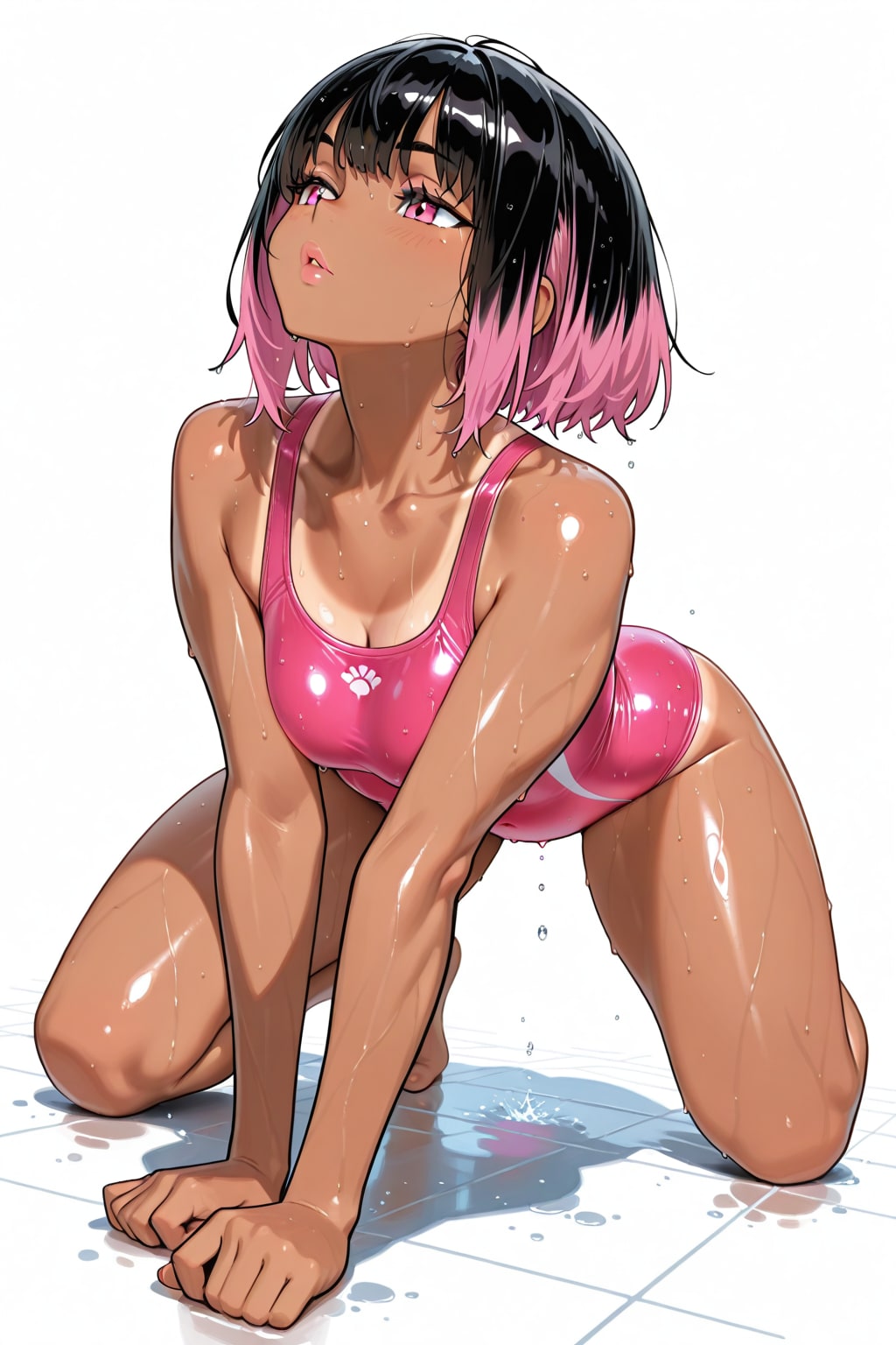 水滴と挑発