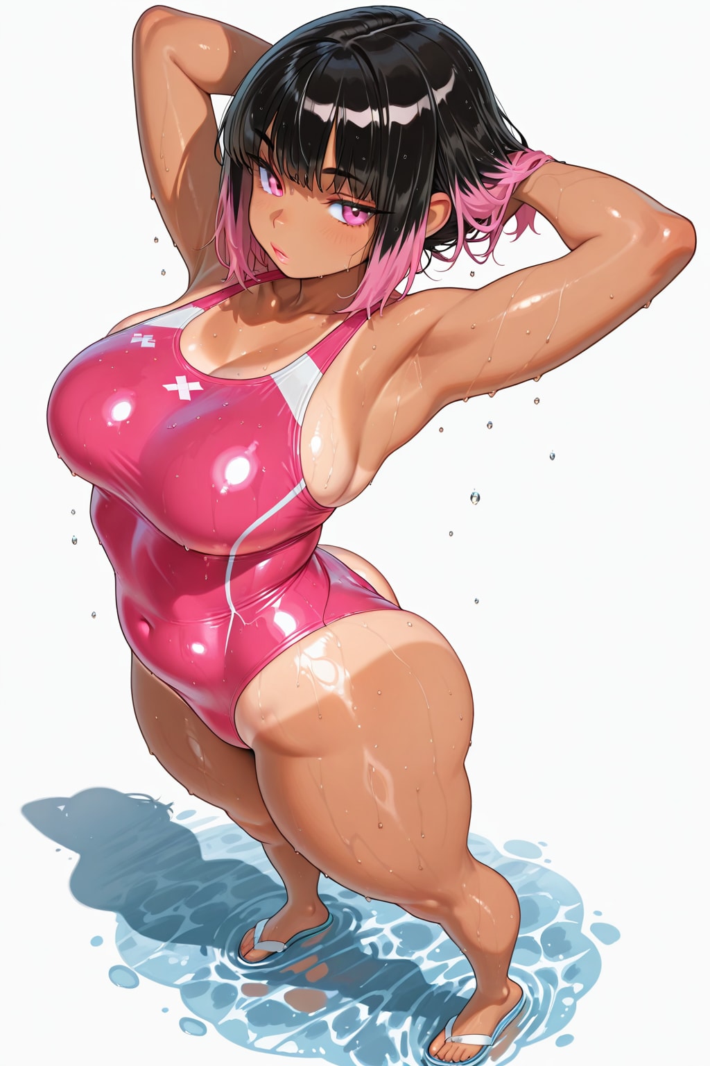 水滴と挑発