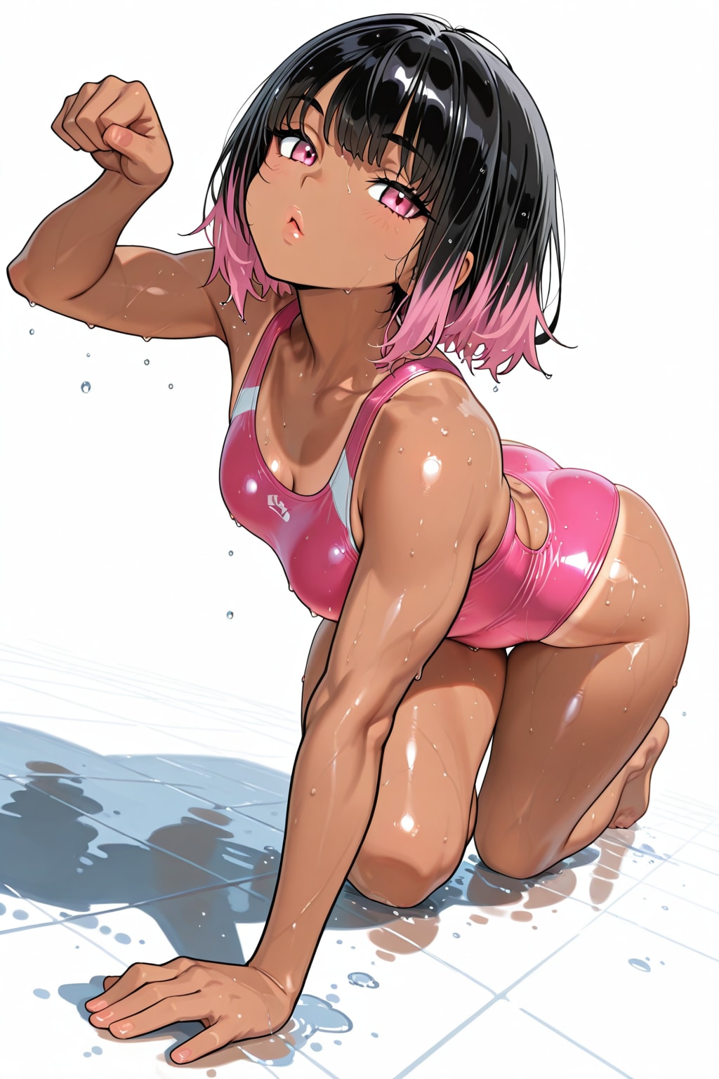 水滴と挑発