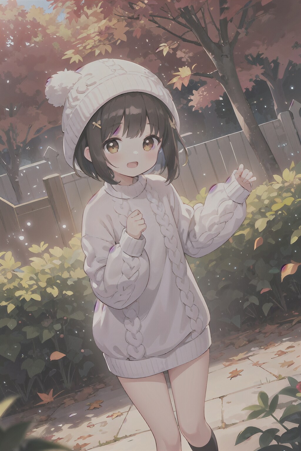 普通にニットを着てもらいましたその2(チェックポイント6つ)