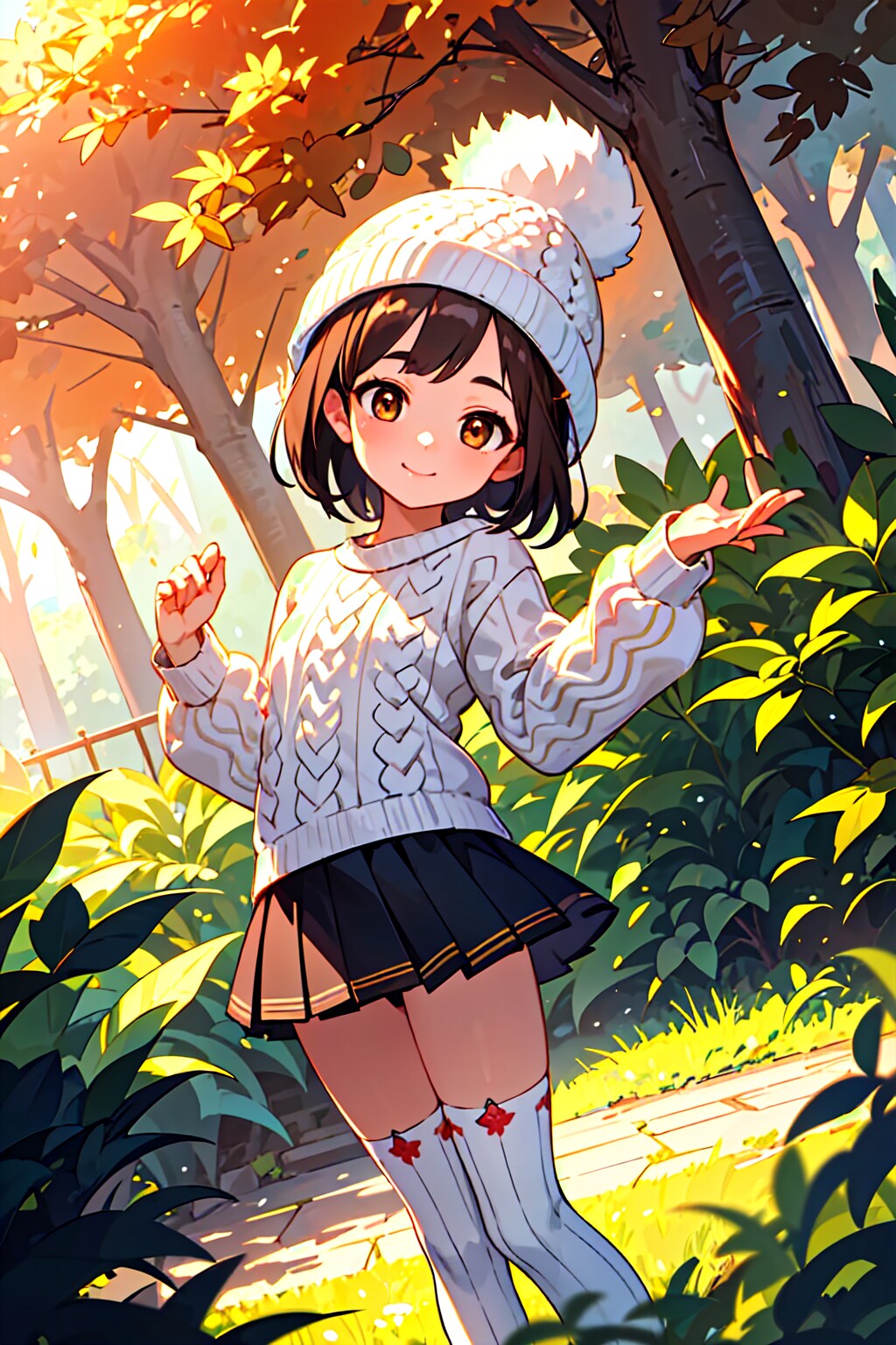 普通にニットを着てもらいましたその2(チェックポイント6つ)