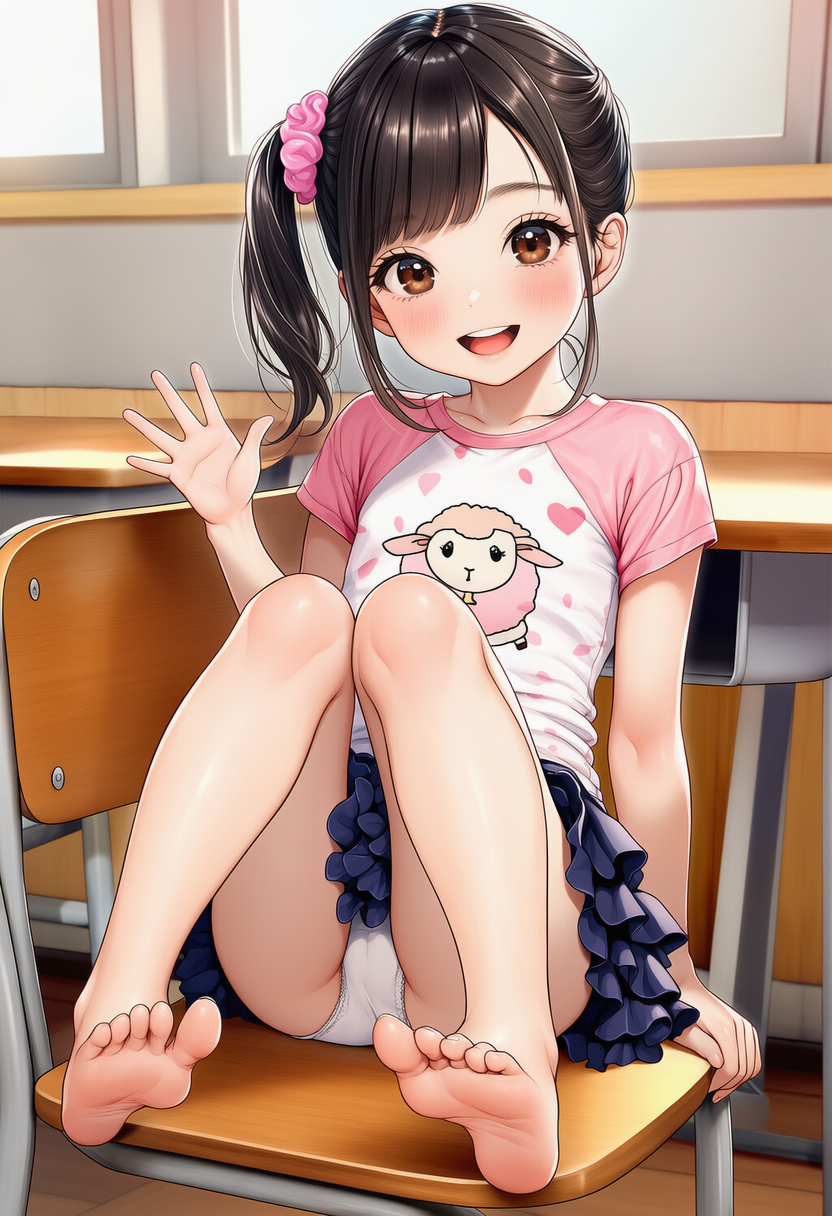 教室裸足