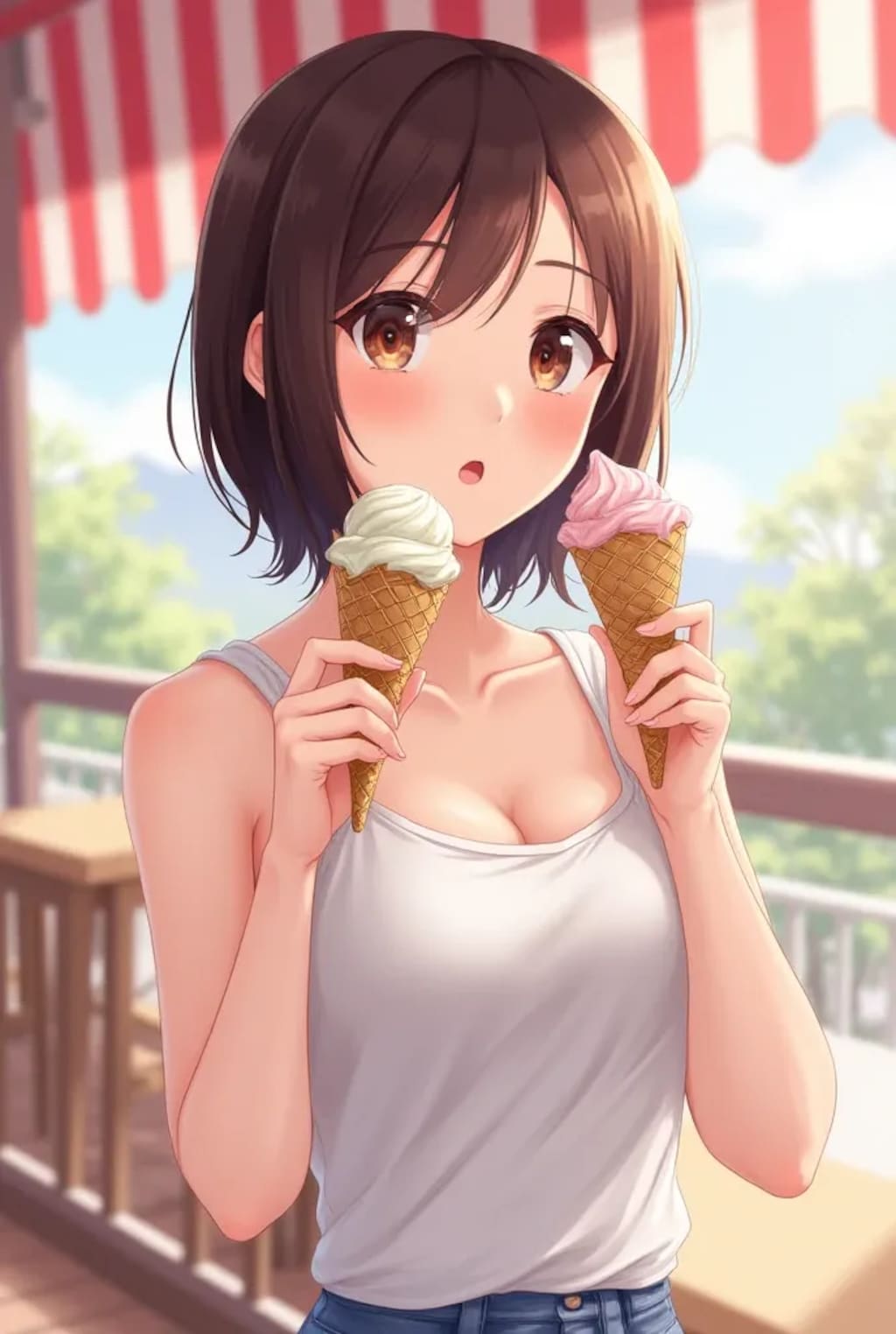 ソフトクリームに目がない私