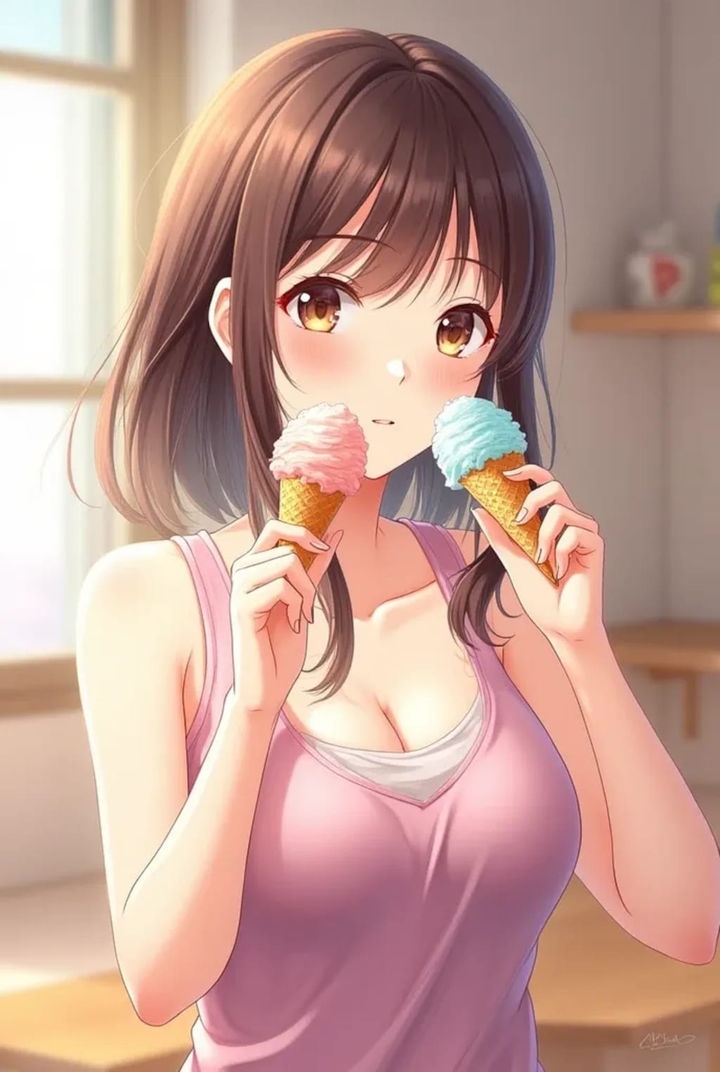 ソフトクリームに目がない私