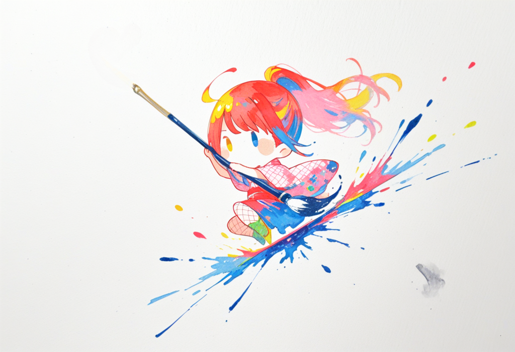 Colorful calligraphers