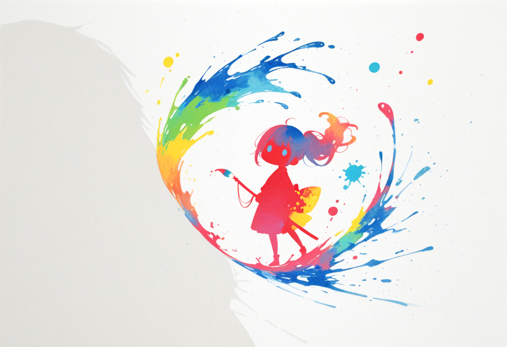 Colorful calligraphers