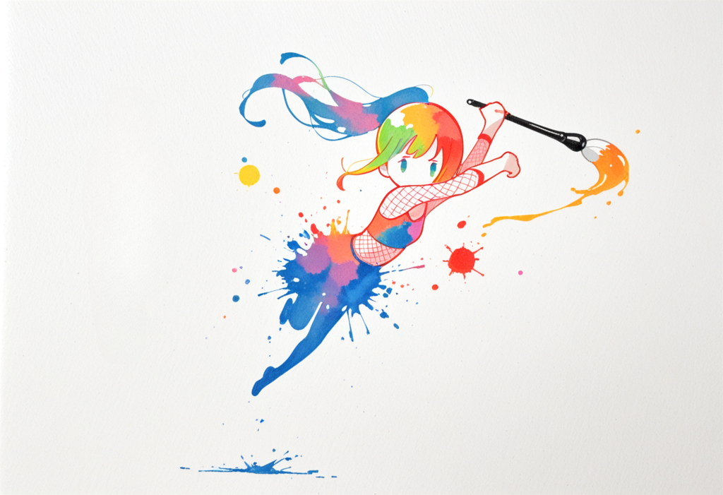 Colorful calligraphers