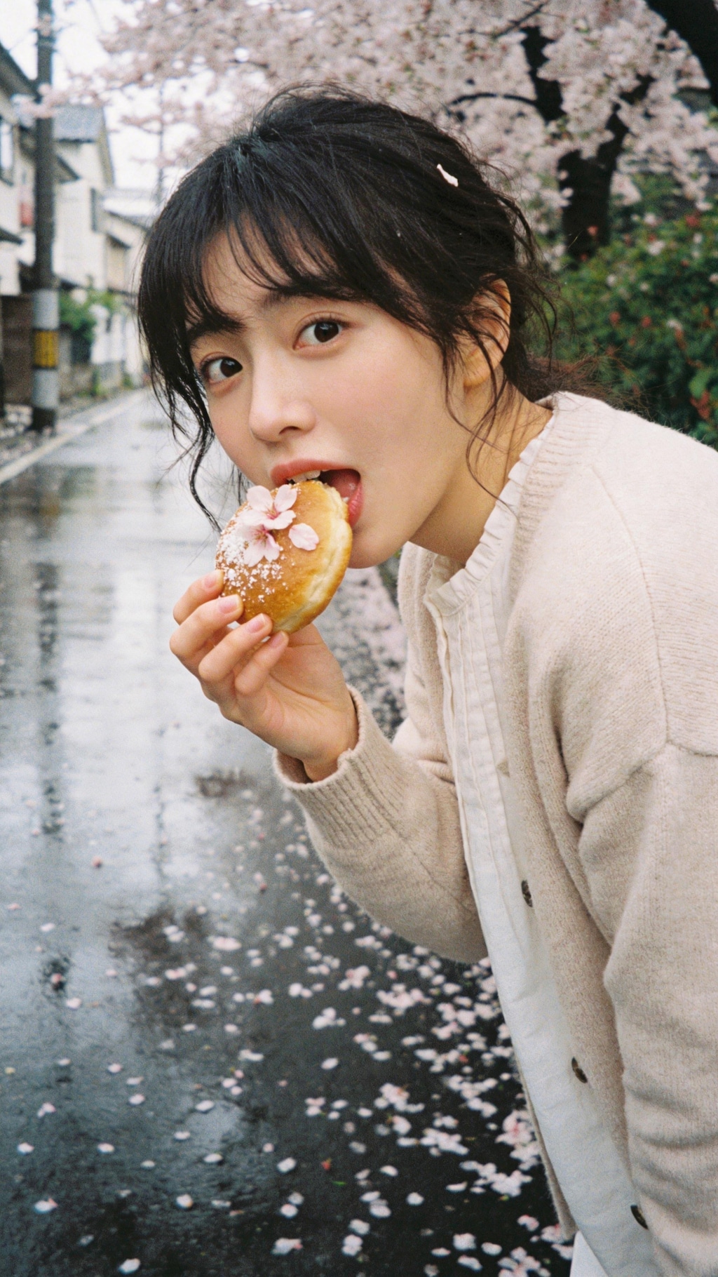 A Taste of Spring in Her Hands