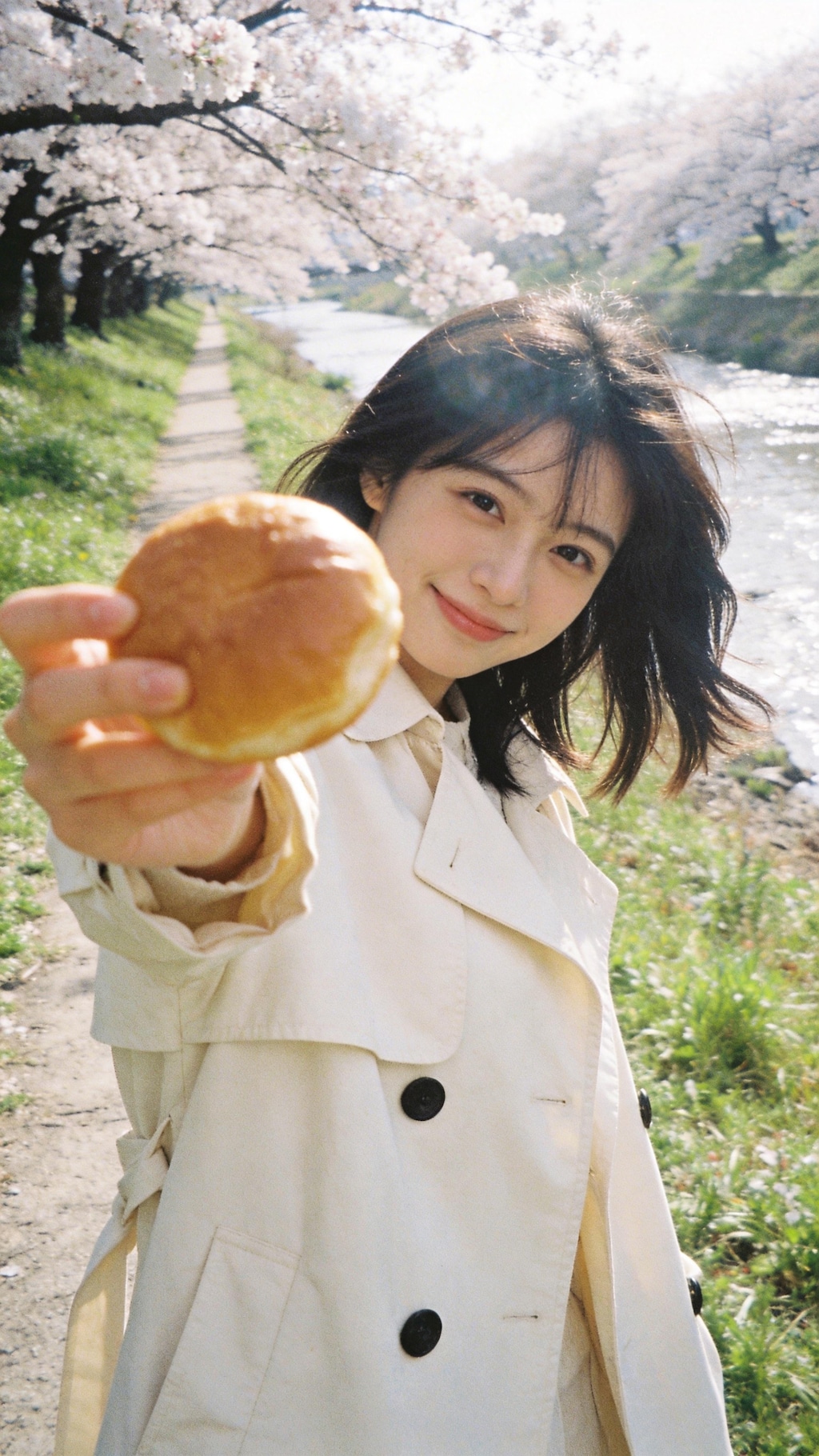 A Taste of Spring in Her Hands