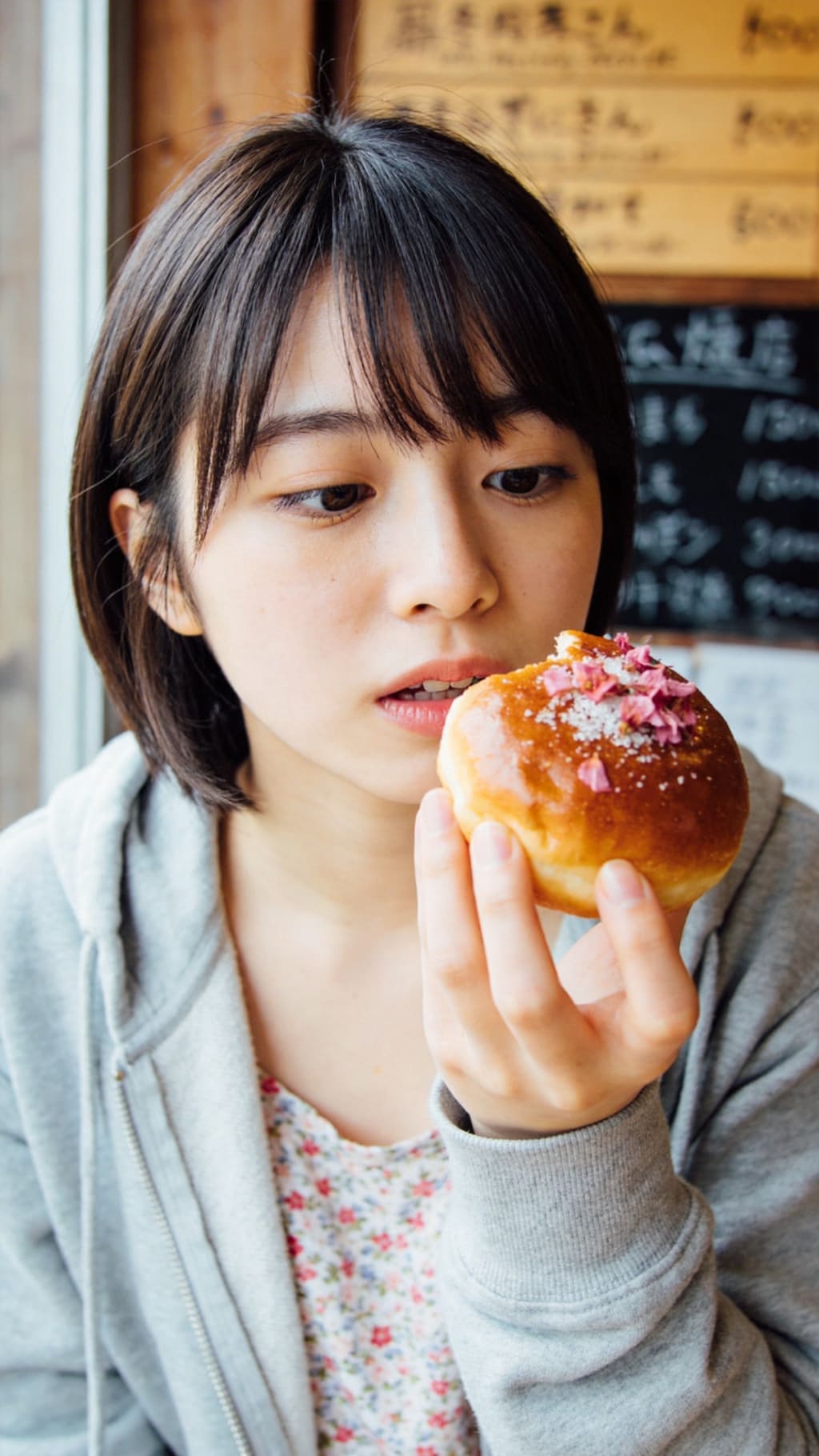 A Taste of Spring in Her Hands