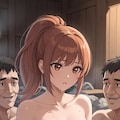 温泉part2(間違って男湯に入っちゃった) 2枚目