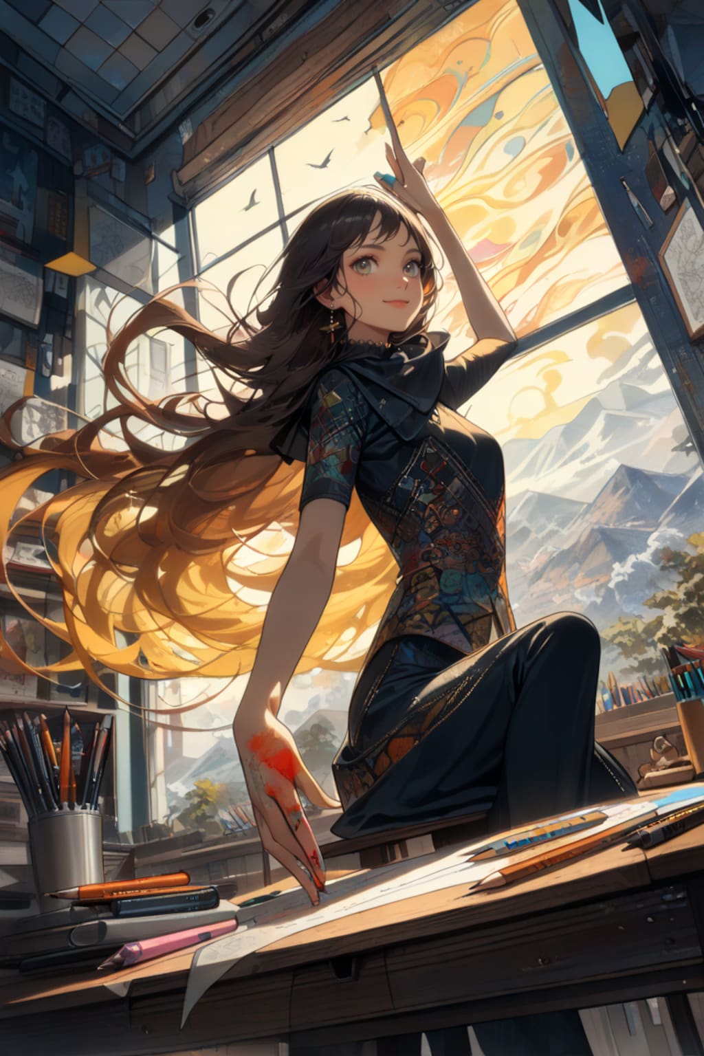 アーティストの視線