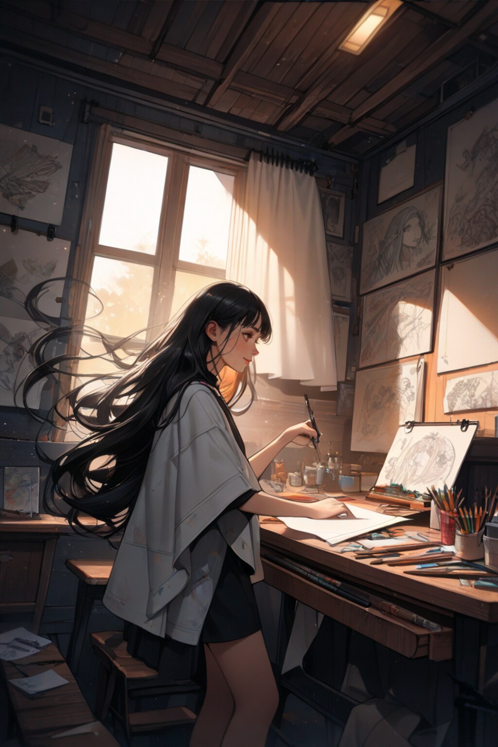 アーティストの視線