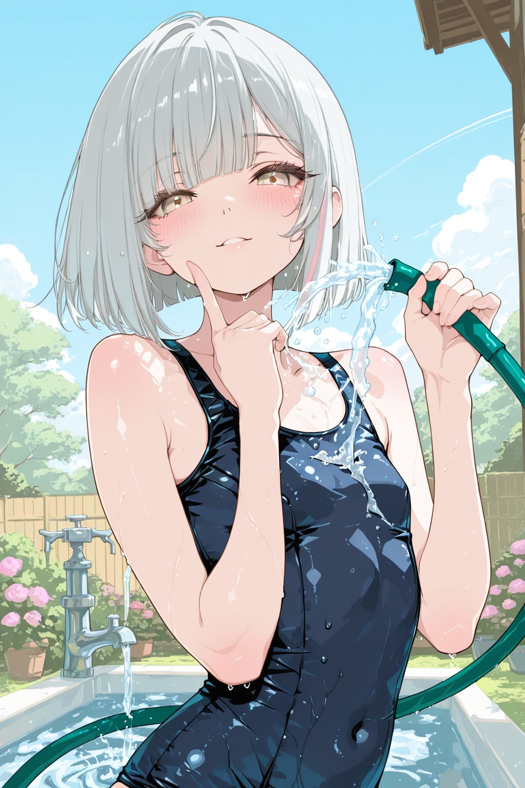 水遊び