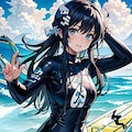 少女サーファー　２ 8枚目