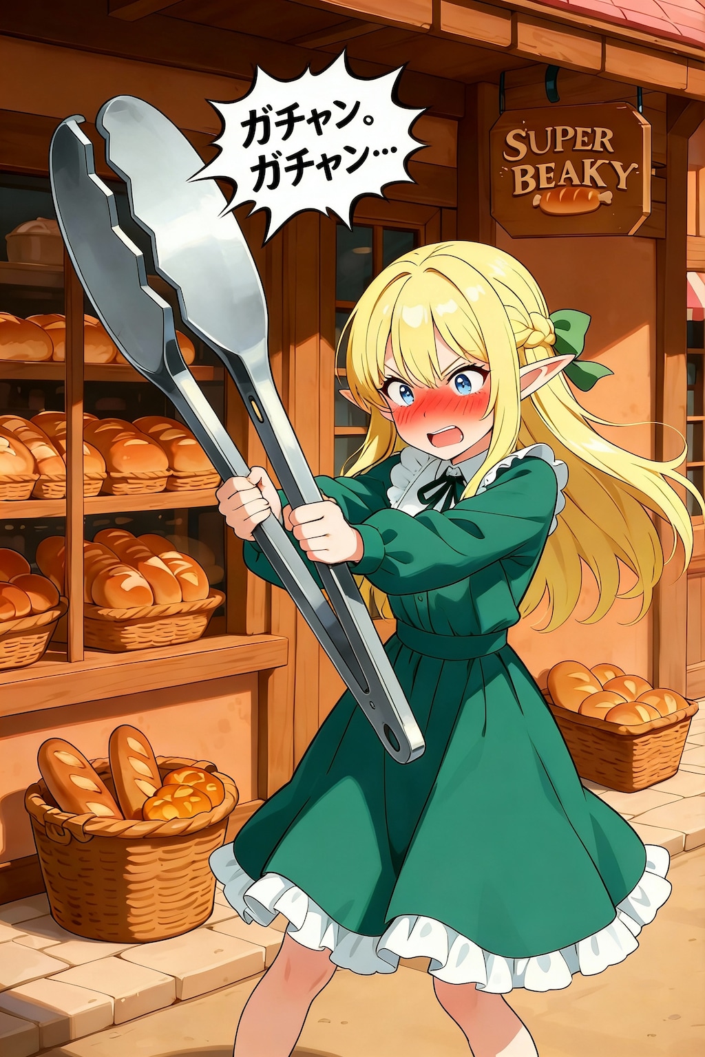 ガチャン。ガチャン…