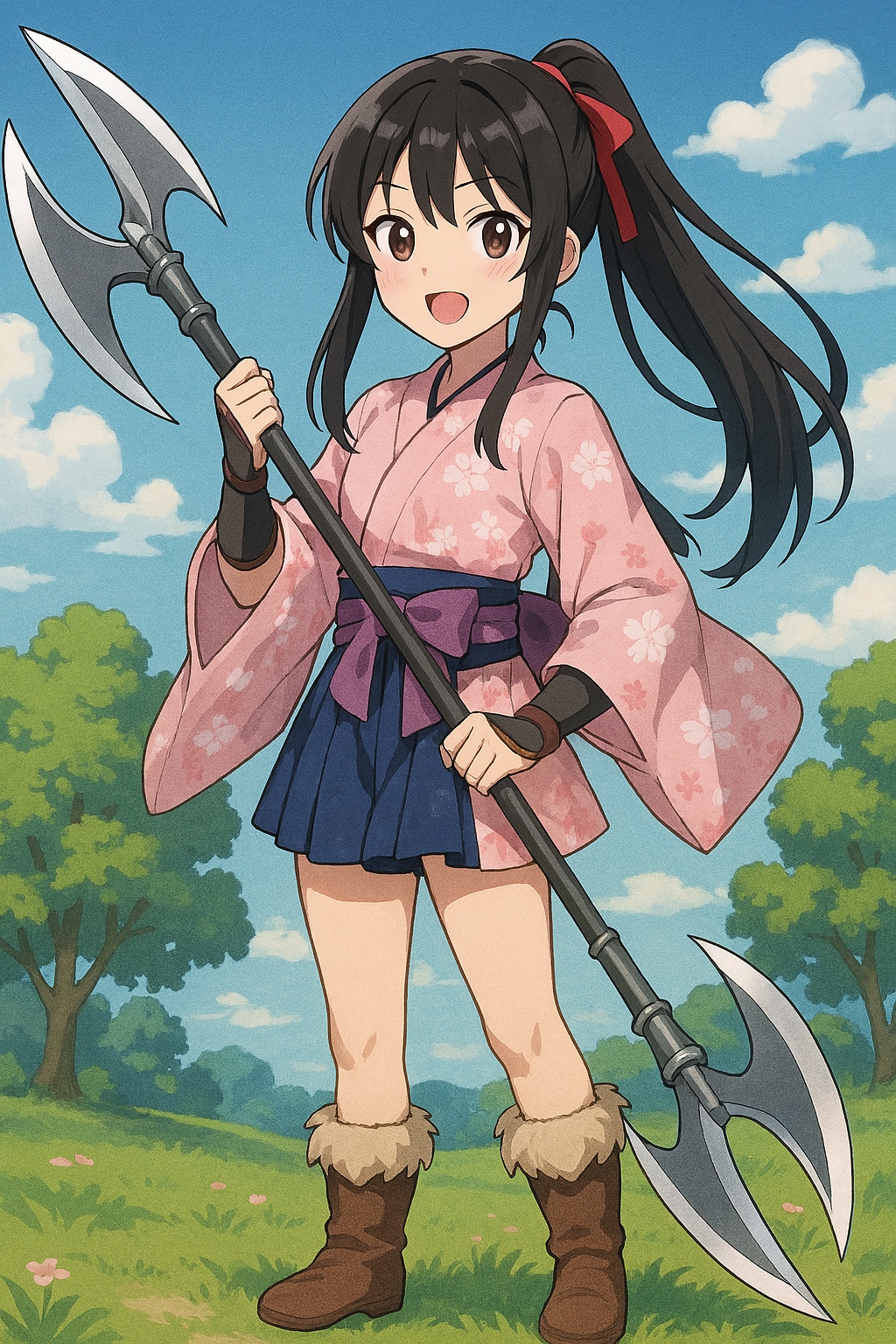 Double-bladed glaive