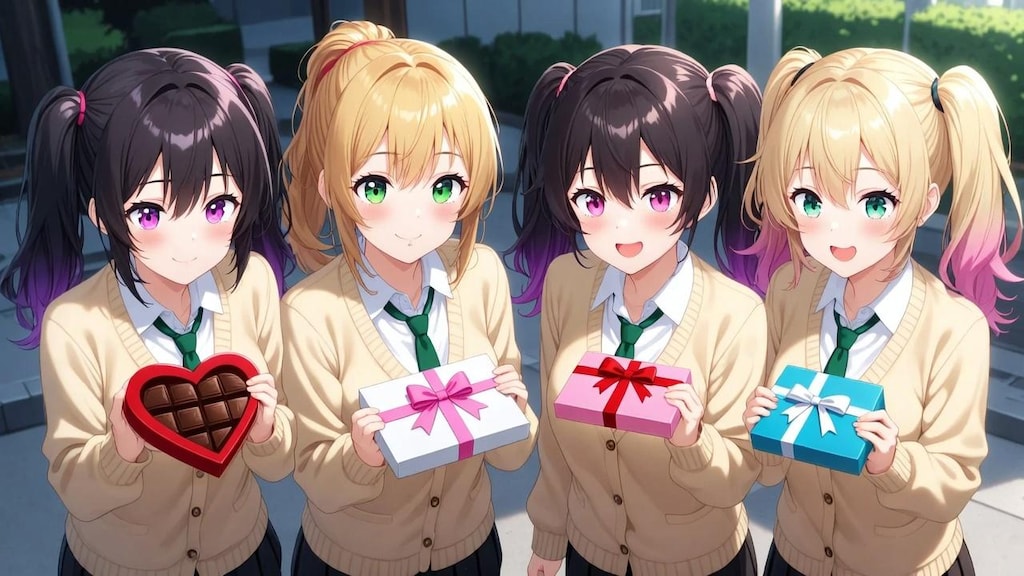 私立聖寧女学院【高等部】「バレンタイン」(AI-G)