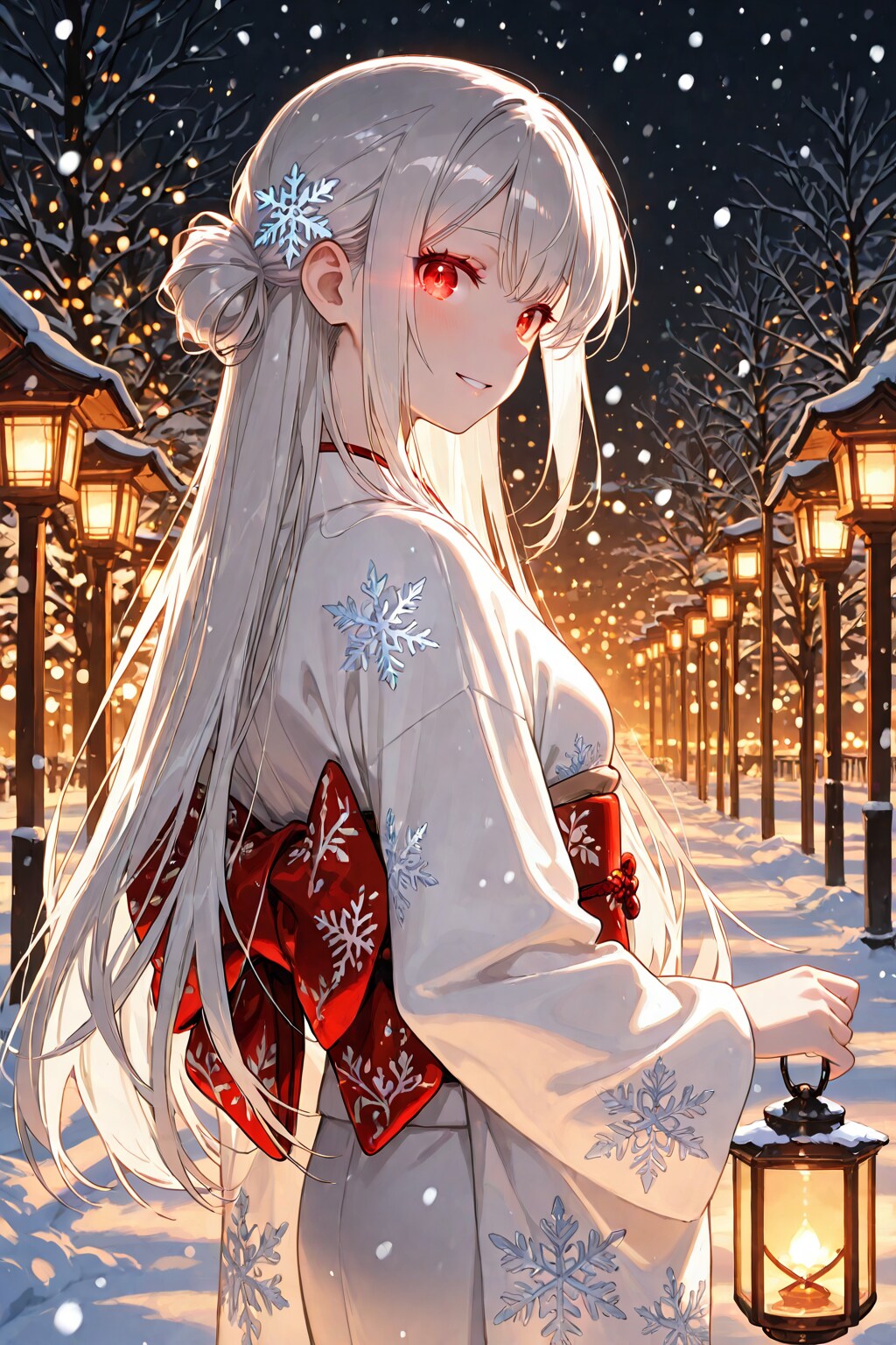 雪灯かり | の人気AIイラスト・グラビア
