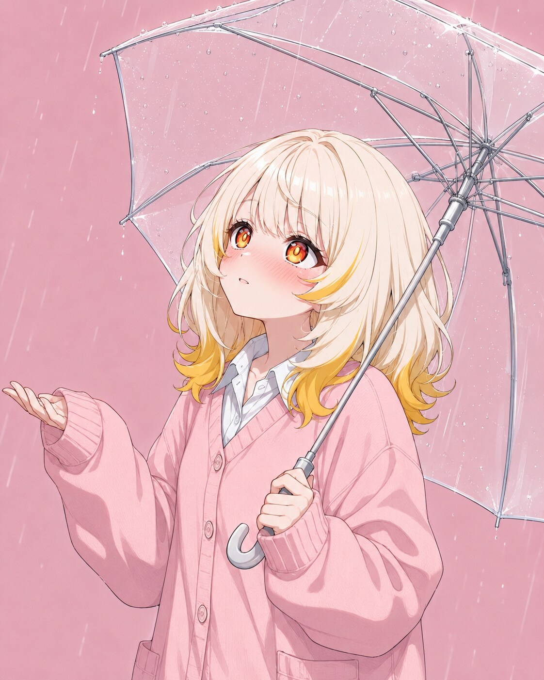 雨と傘とねむちゃん | の人気AIイラスト・グラビア