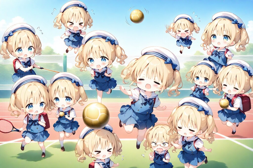 【がぞうください】スポーツをする子で「ものボケ」