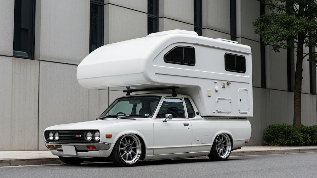 ダットサントラックキャンピングカー