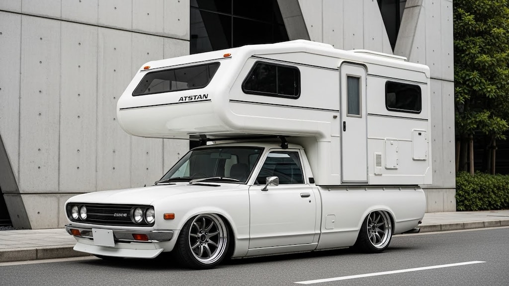 ダットサントラックキャンピングカー