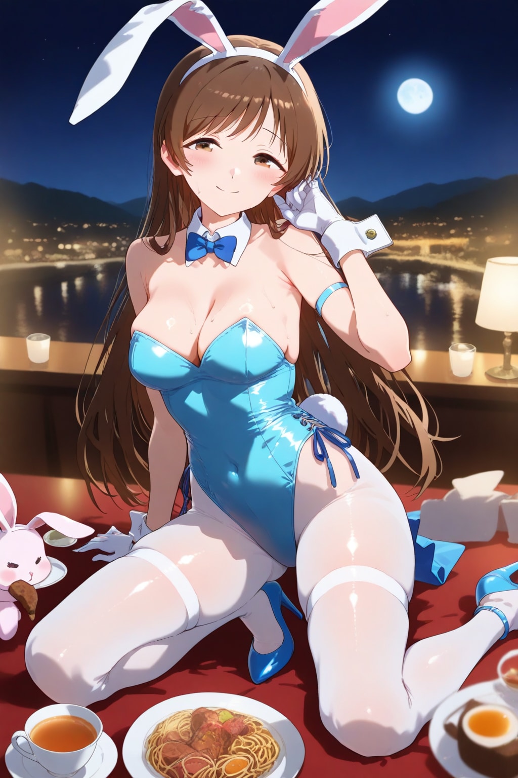 空色バニーの新田さんと