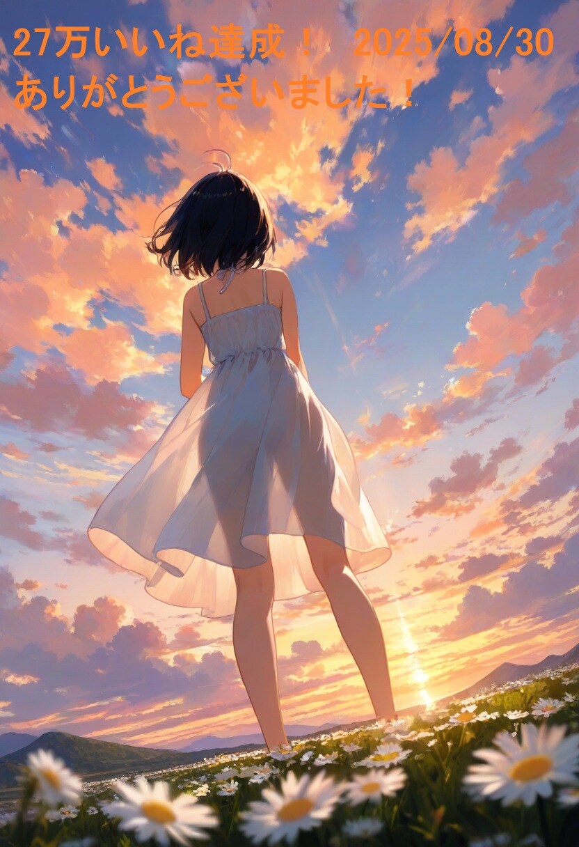 ★☆★☆27万いいね達成！ありがとうございました(2025.8.30)★☆★☆ | の人気AIイラスト・グラビア