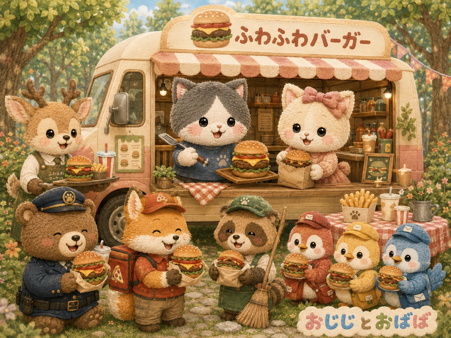 ふわふわバーガー