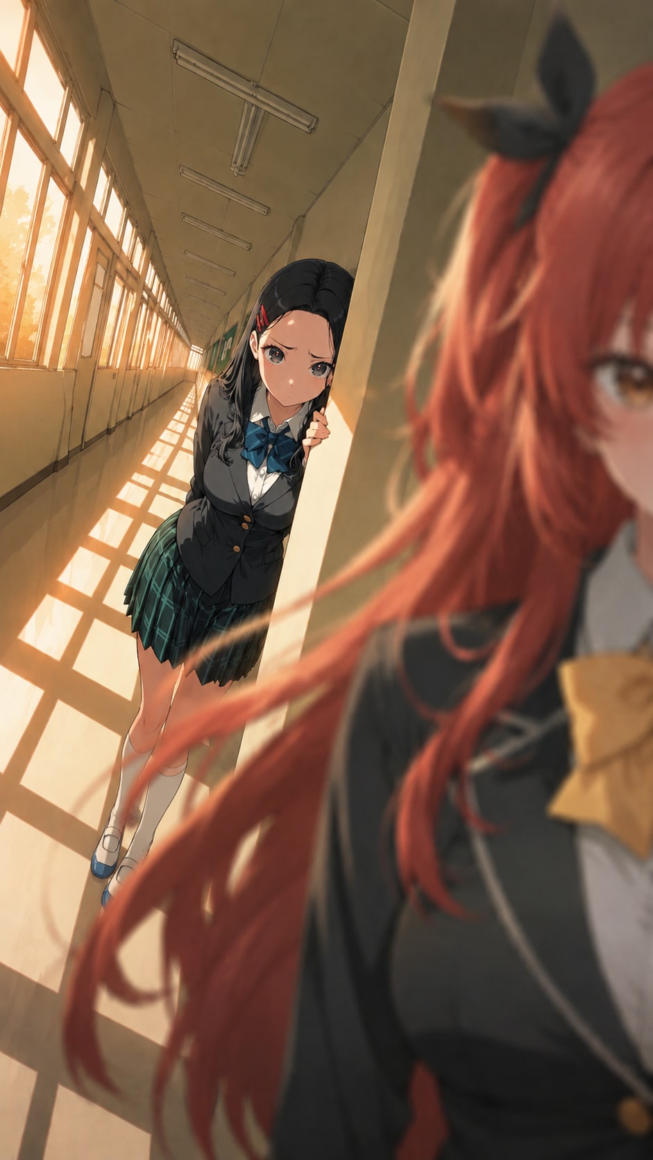 視線の先には――