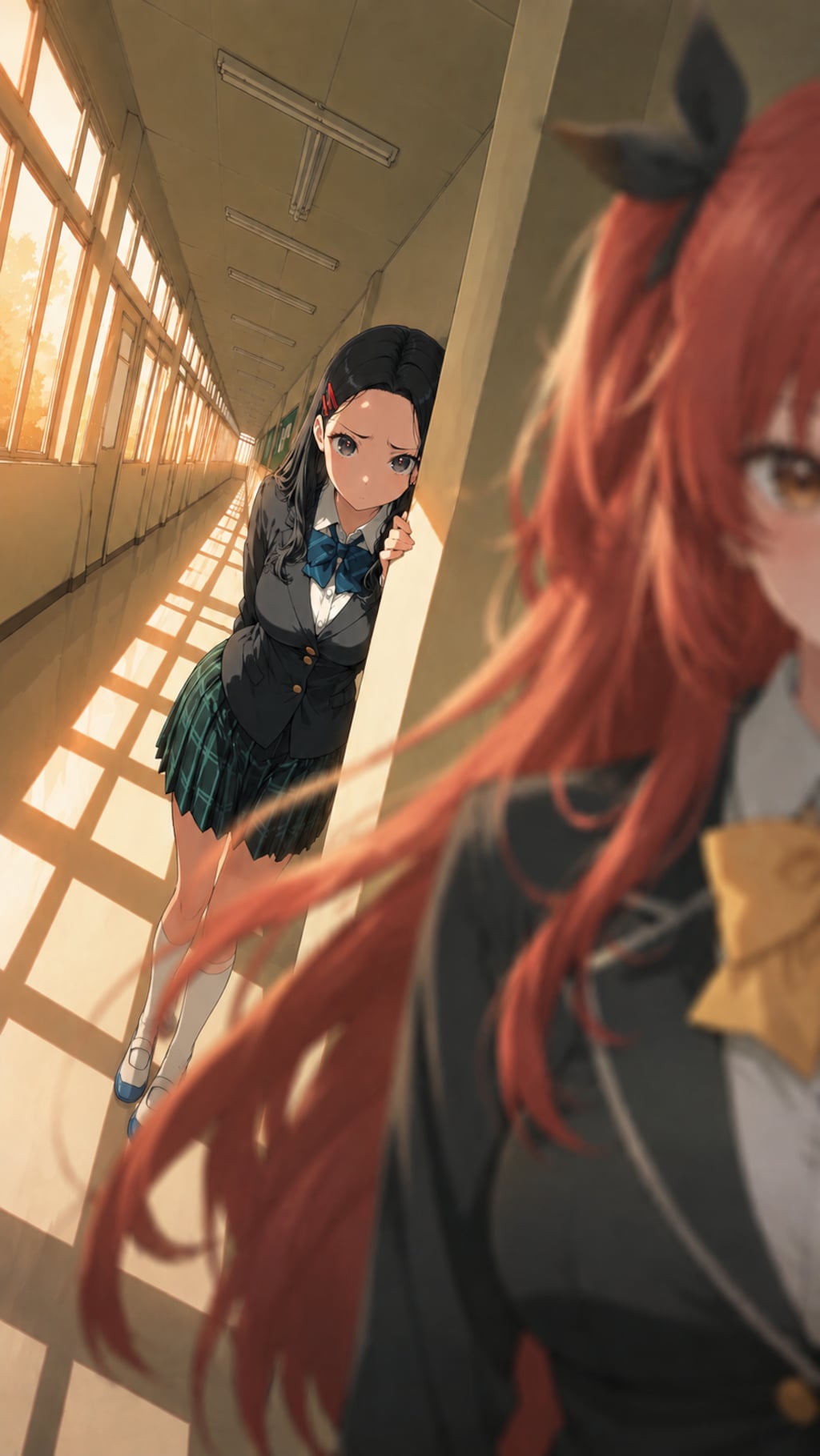視線の先には――