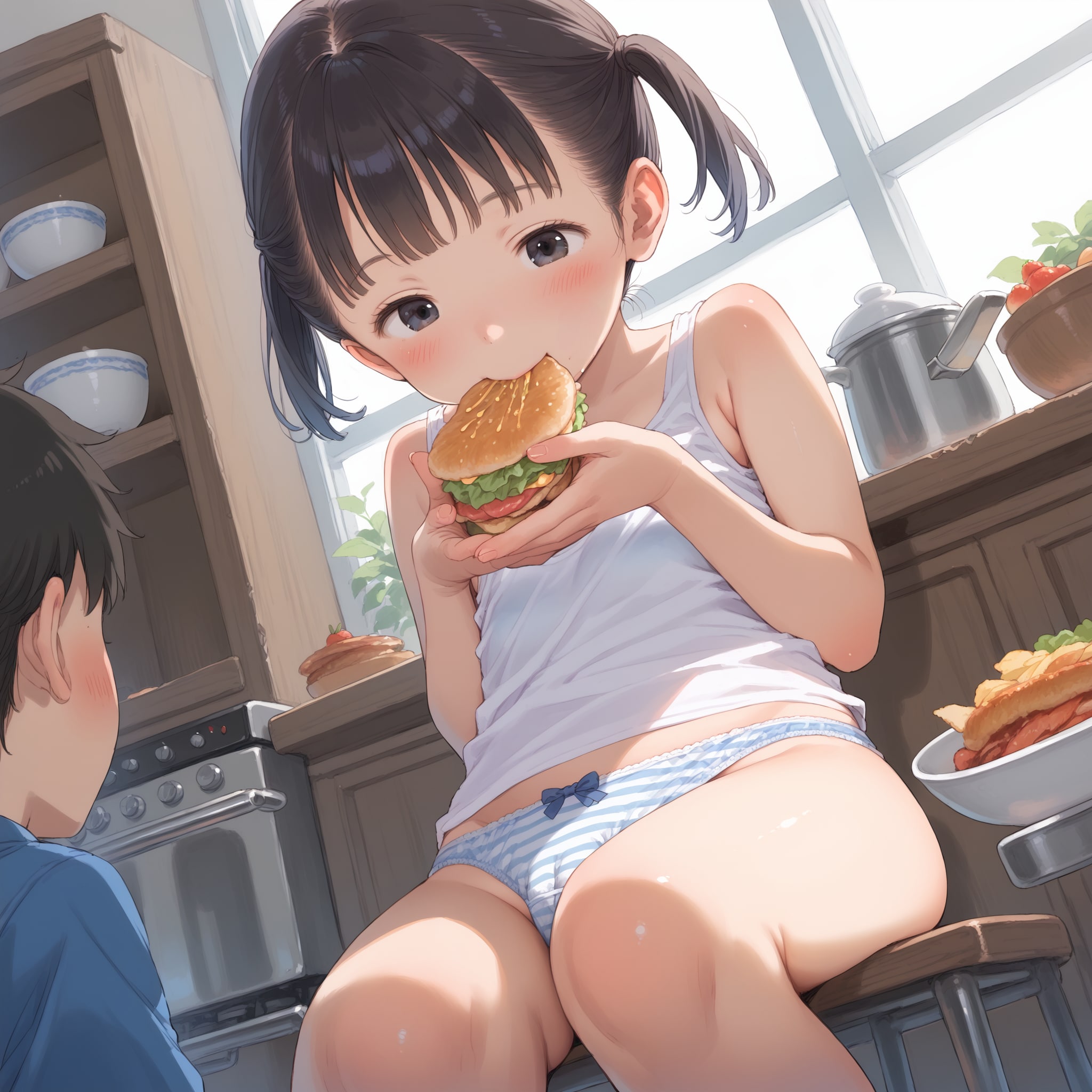 美味しそうに食べるね。