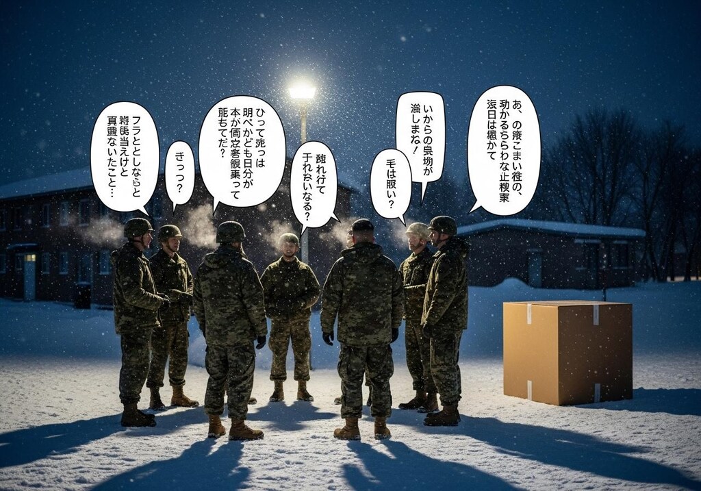今日は雪国の兵士を喋らせてみた