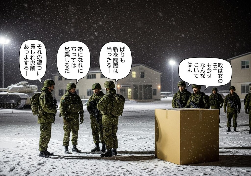 今日は雪国の兵士を喋らせてみた