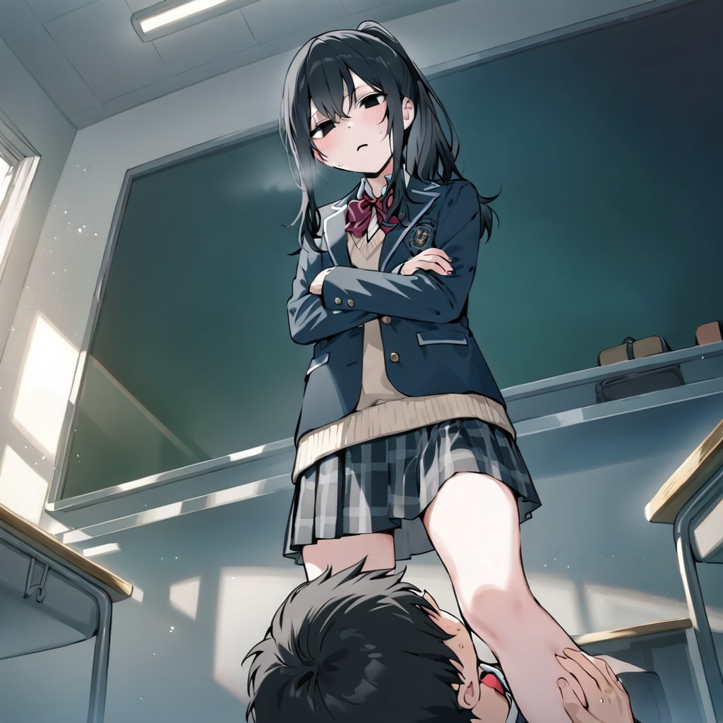 ブレザーは暑そう